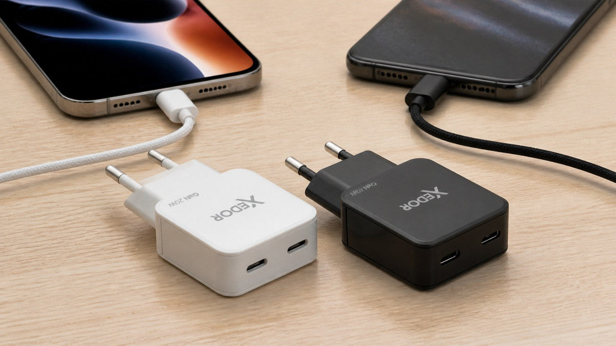 Xedor Charge 20W en 45W USB-C snelladers voor iPhone en Samsung