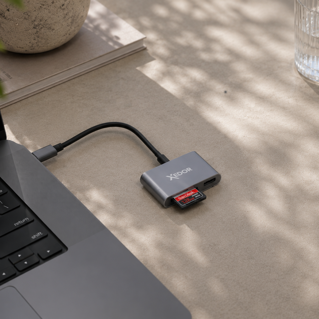 Foto’s van een SD-kaart overzetten naar een telefoon of laptop