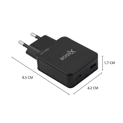 Xedor Charge 45W USB-C Snellader met 2 Meter Kabel