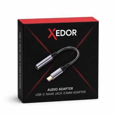 Xedor Audio USB-C naar AUX Adapter