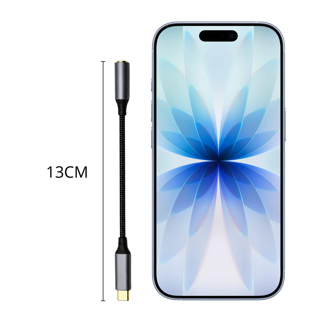 Xedor Audio USB-C naar AUX Adapter