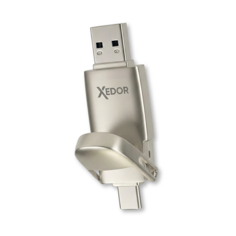 Xedor Pro USB-stick met USB-A en USB-C – snelle en professionele dataopslag